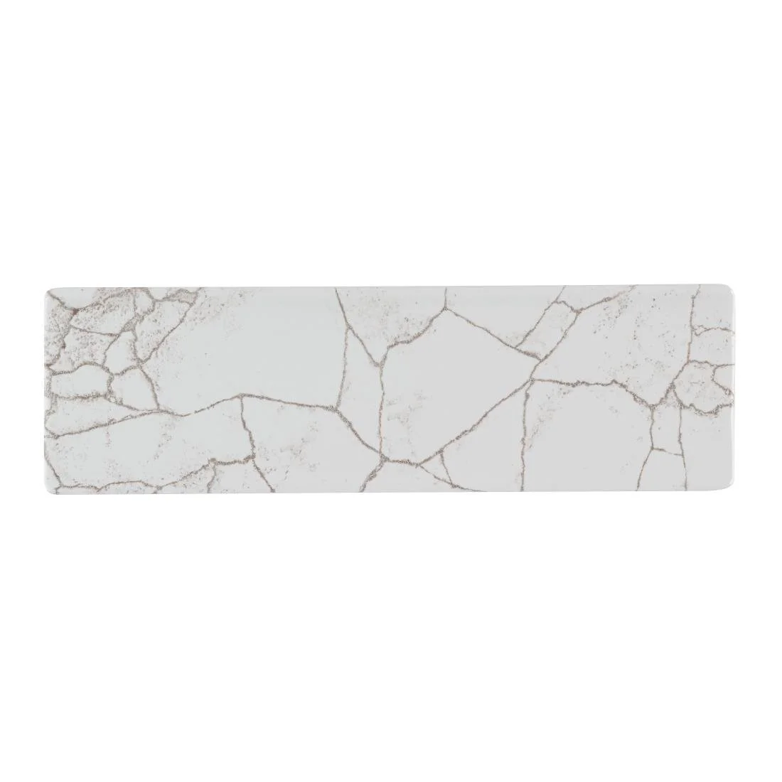 Churchill Studio Prints Kintsugi Agate Grey Oblong Plates 300x90mm (6 Pack)