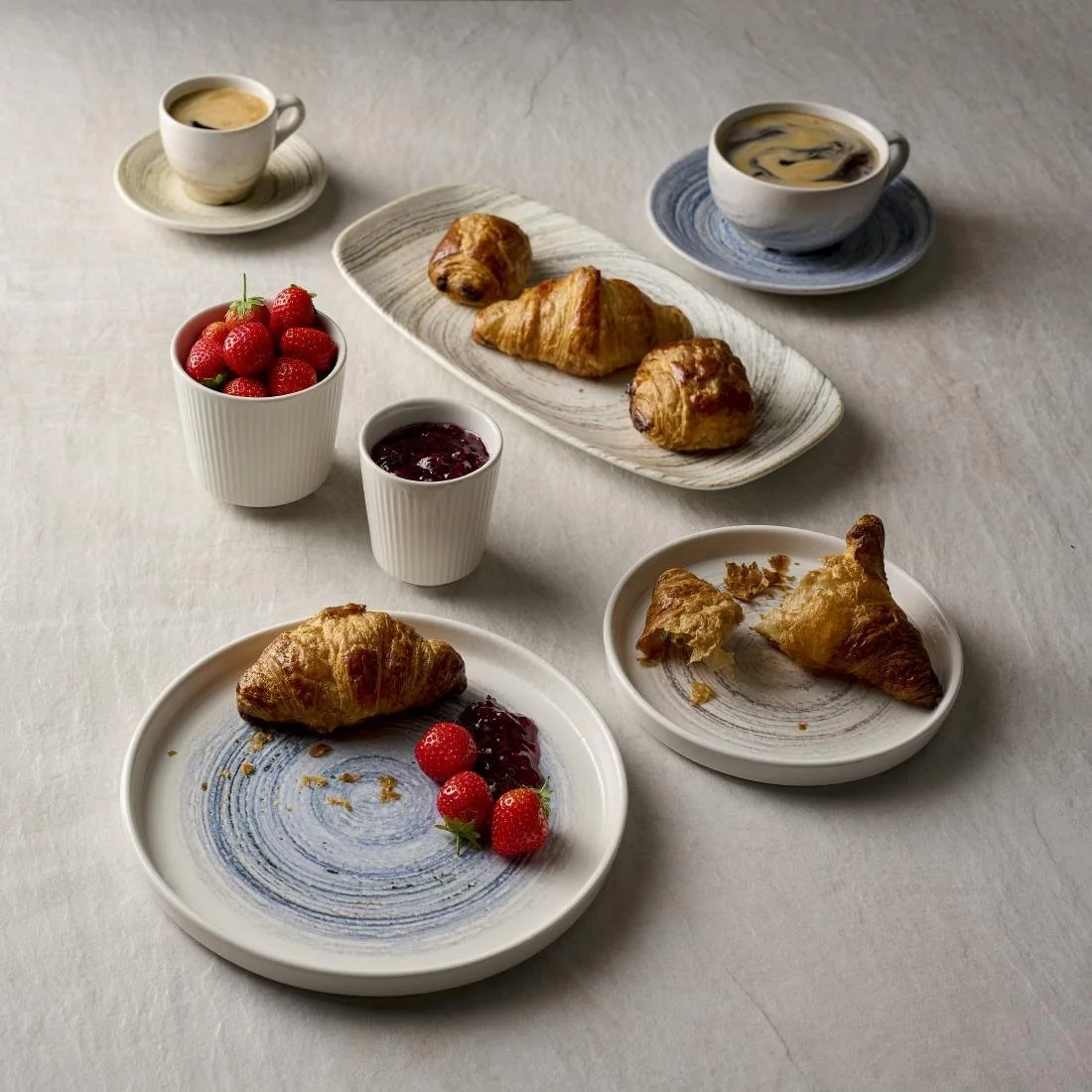 Churchill Elements Dune Walled Plates 210mm (6 Pack) - Image 6