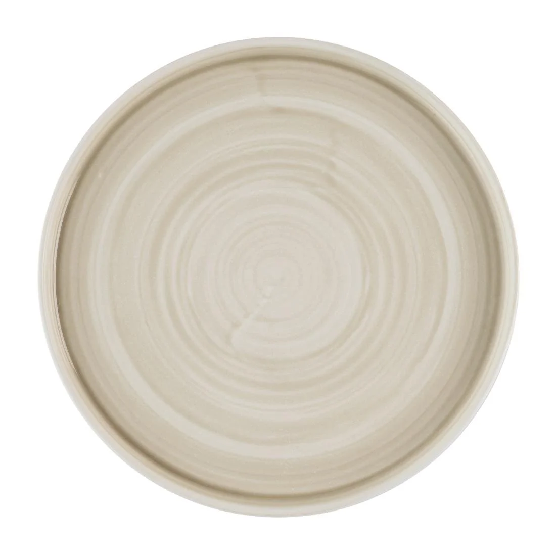 Churchill Stonecast Canvas Natural Walled Plates 260mm (6 Pack) - Image 1