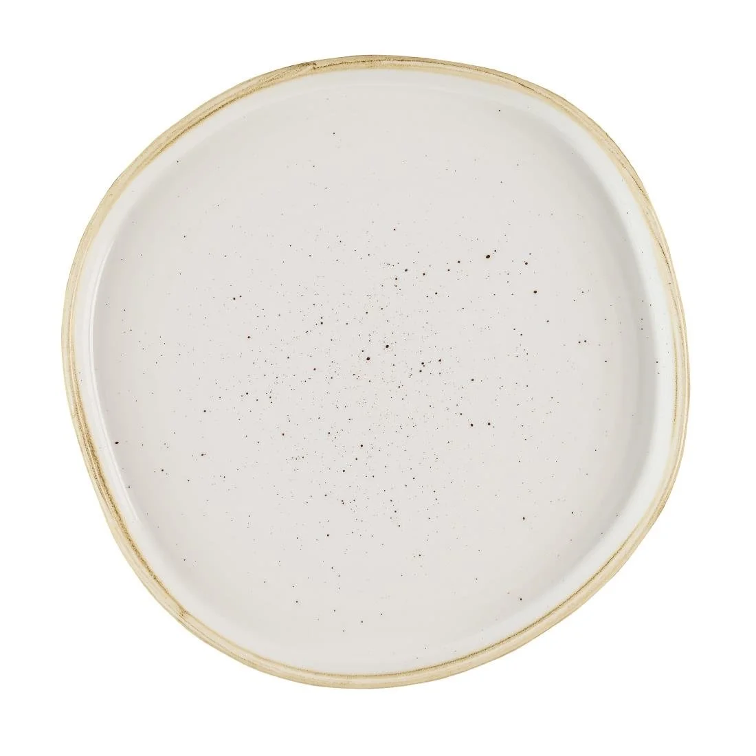Churchill Stonecast Barley White Organic Walled Plates 206mm (6 Pack) - Image 1