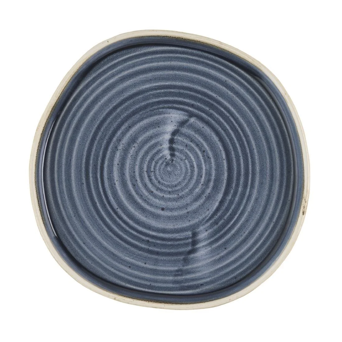 Churchill Stonecast Blueberry Organic Walled Plates 206mm (6 Pack) - Image 1