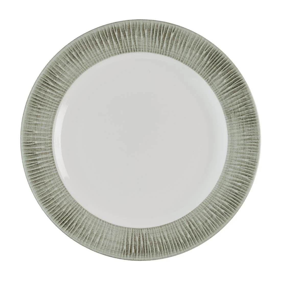 Churchill Bamboo Ceramic Spinwash Alpine Footed Plates 157mm (12 Pack)