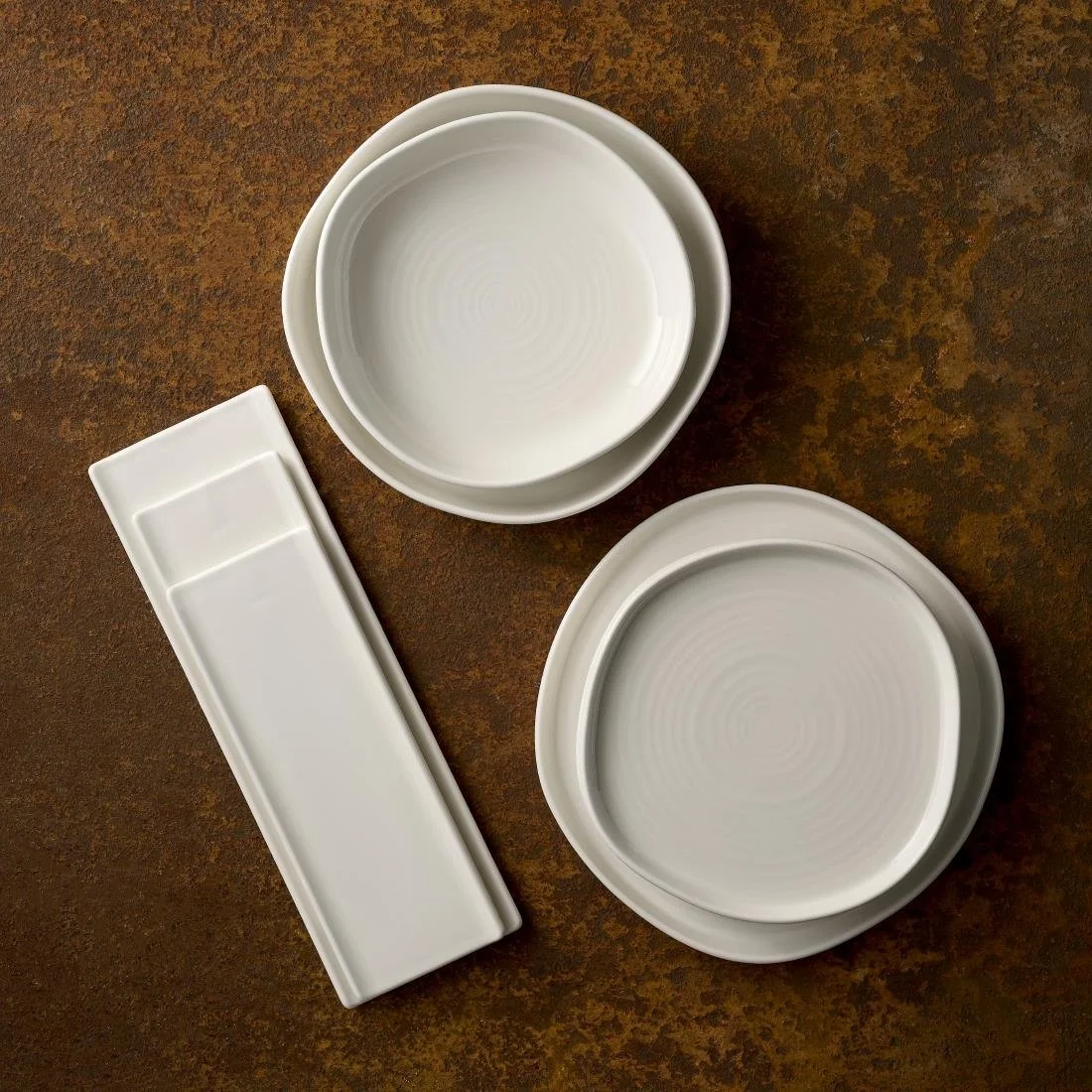 Churchill White Oblong Plates 300 x 90mm (6 Pack) - Image 2