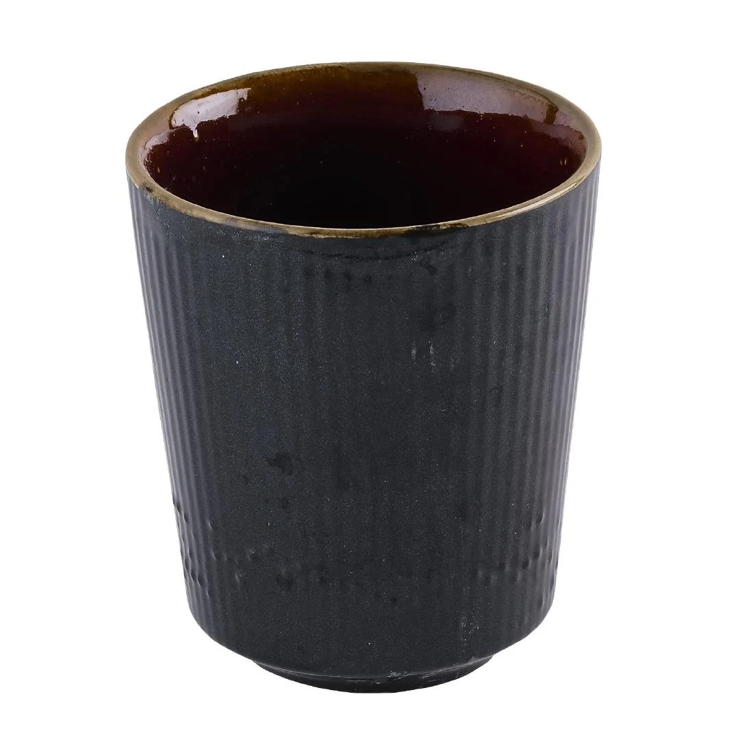 Churchill Tokyo Black Unhandled Cups 354ml (12 Pack) - Image 1