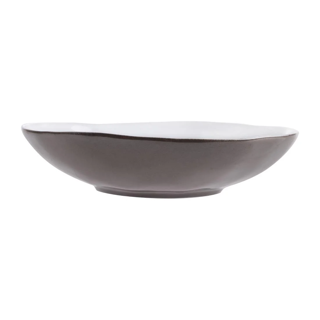 Olympia Raw Recycled Clay Coupe Bowls Charcoal 230mm (6 Pack) - Image 7