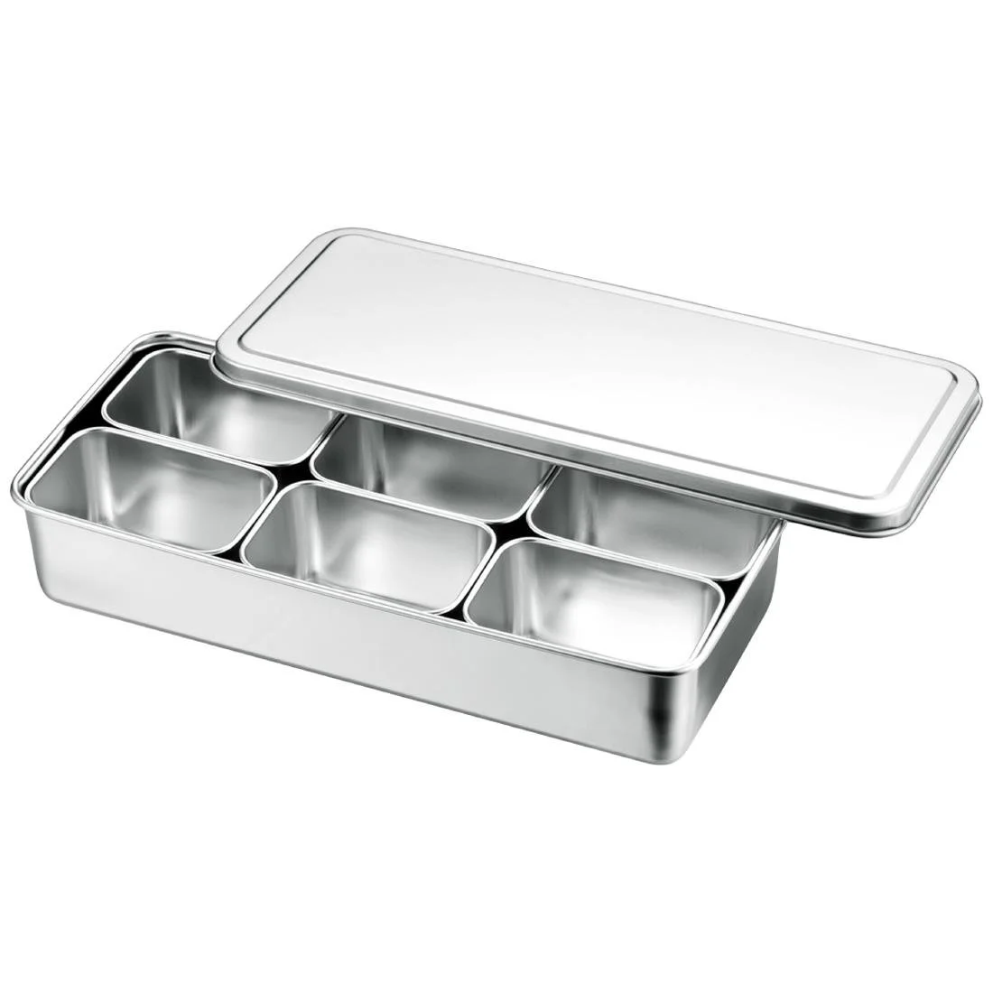 Louis Tellier Japanese Container with Six Compartments 328x148x63mm - Image 1