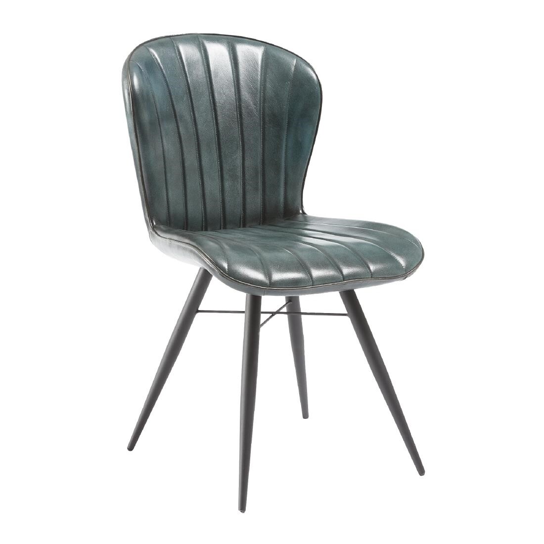 Lena Side Chair Steel Grey (Pack of 2)