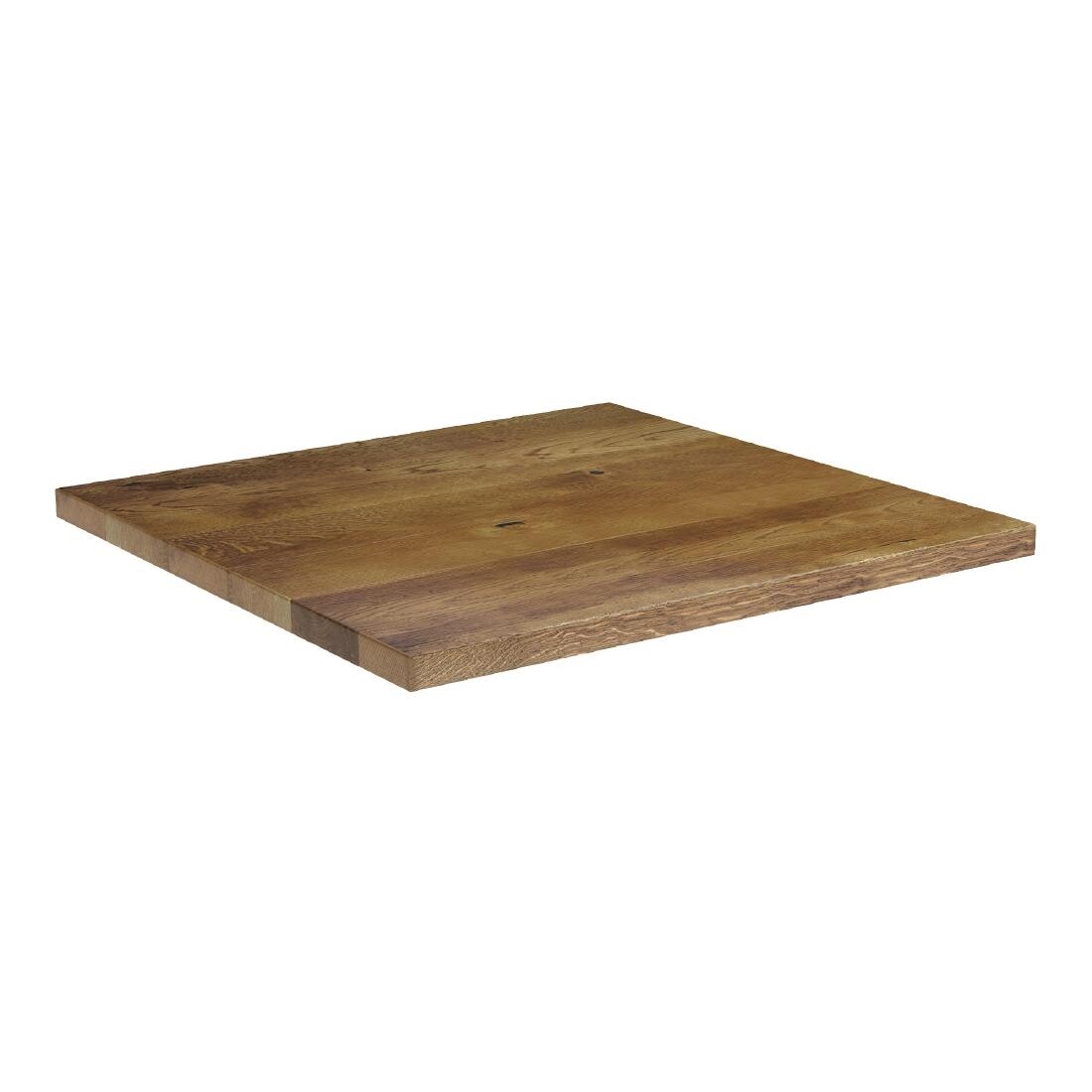 Solid Oak Natural Square Table Top 700x700mm
