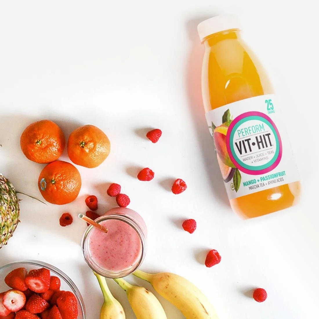 VITHIT Perform Mango & Passionfruit Vitamin Water 500ml (12 Pack) - Image 3