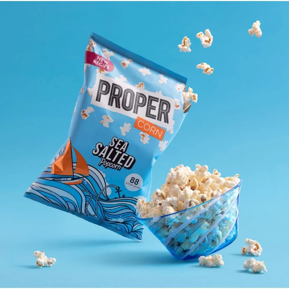 Propercorn Impulse Lightly Sea Salted Popcorn 20g (24 Pack) - Image 2