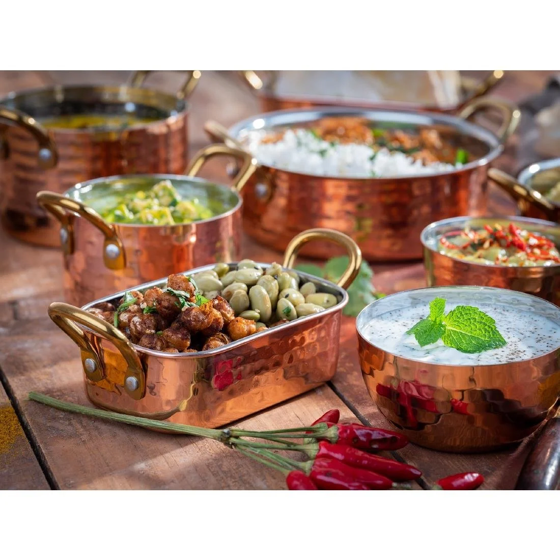 APS Mumbai Small Serving Pan - 145x95x45mm - Image 5