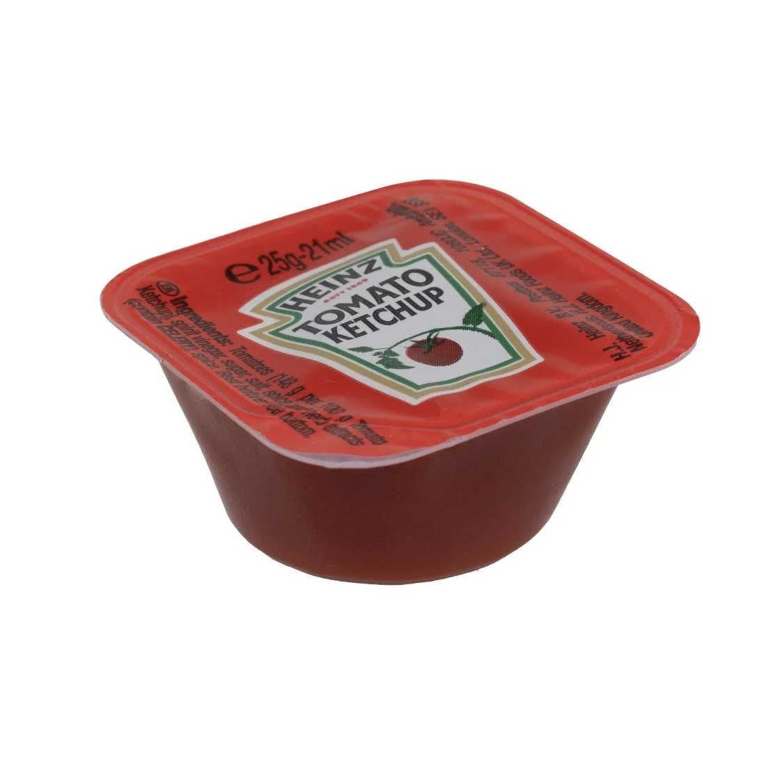 Heinz Tomato Ketchup Dip Pots 25ml (100 Pack) - Image 1