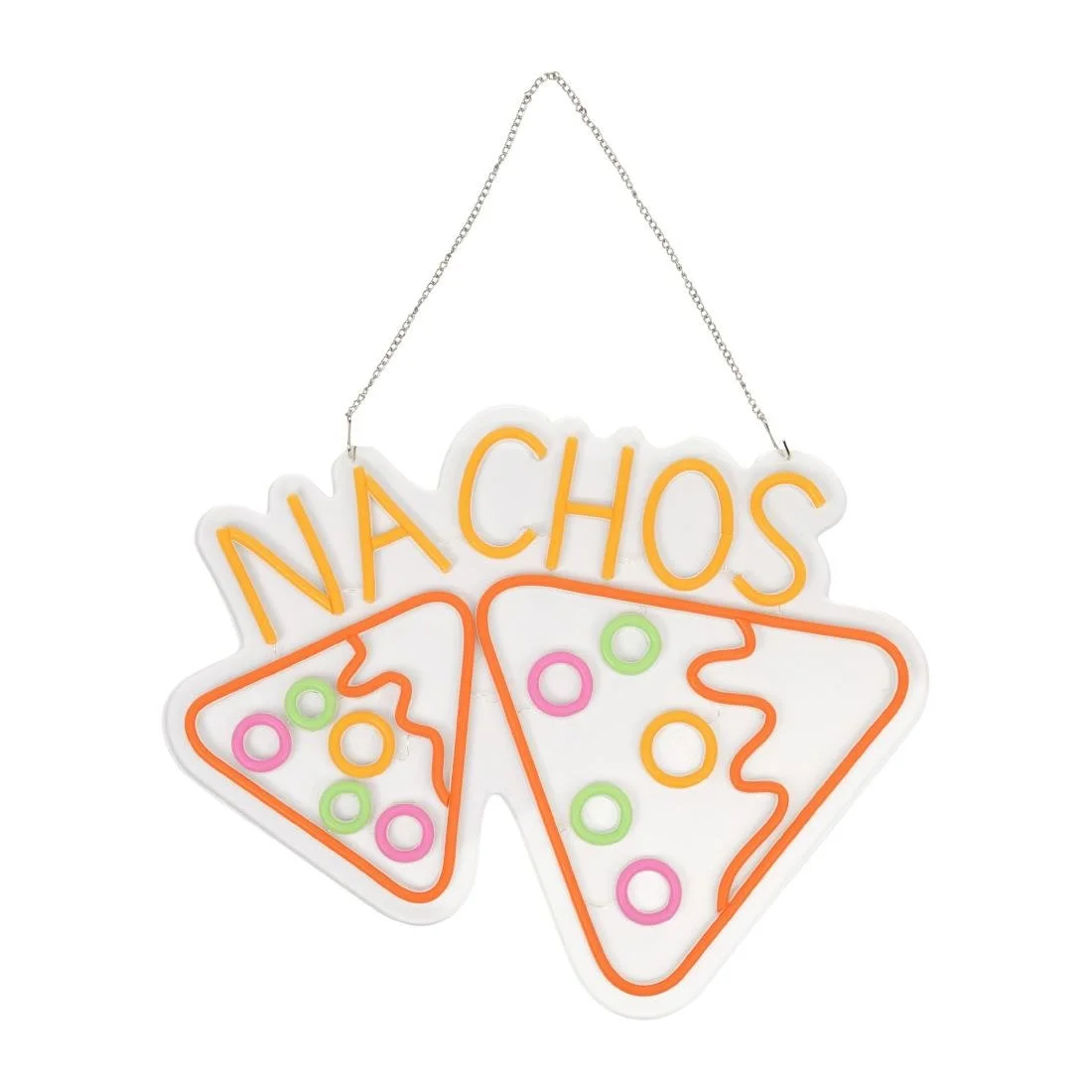 A1 Equipment Nachos Neon Style LED Light-up Sign A7695 - Image 1