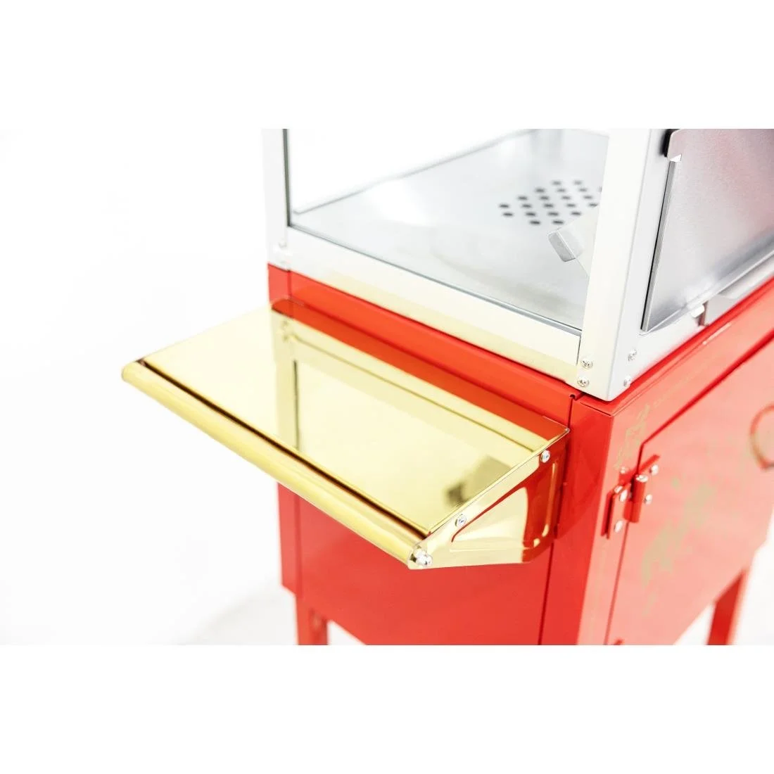 A1 Equipment 8oz Popcorn Machine with Cart Red - Image 2