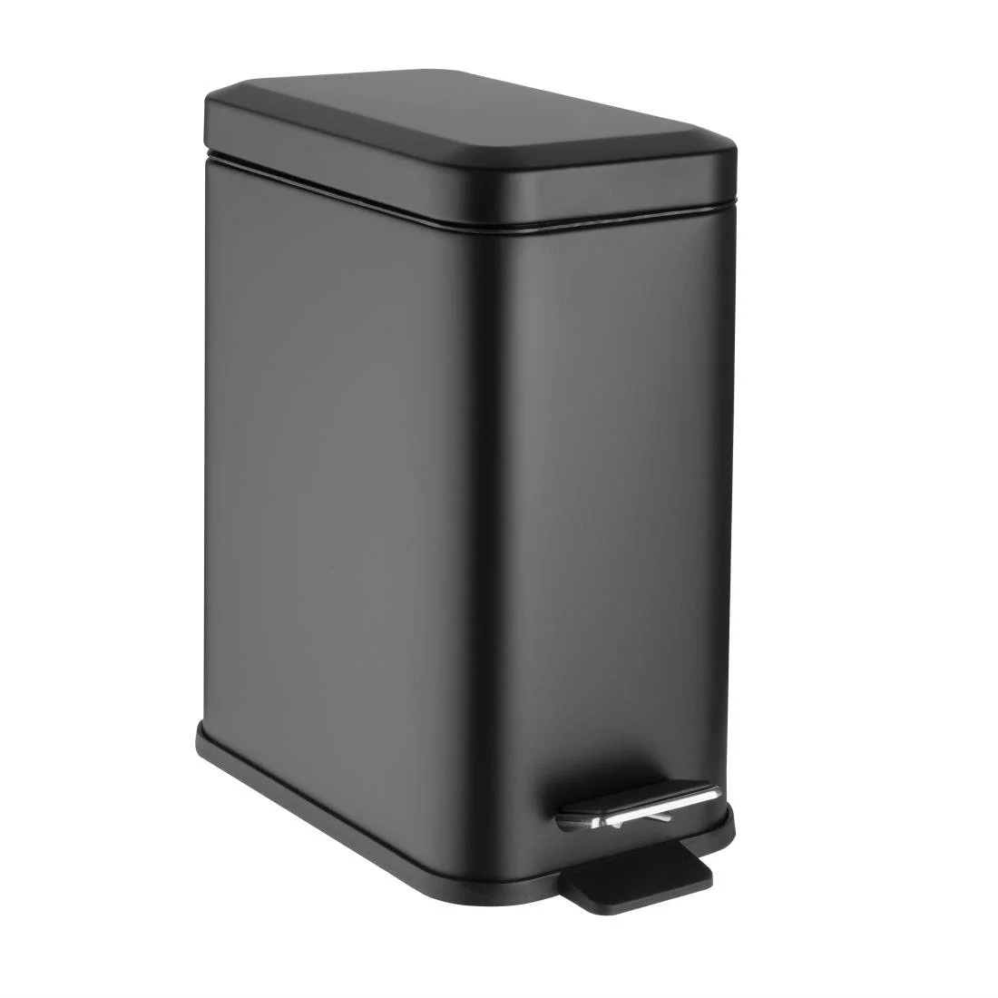 Jantex Slim Pedal Bin Black 5Ltr - Image 1