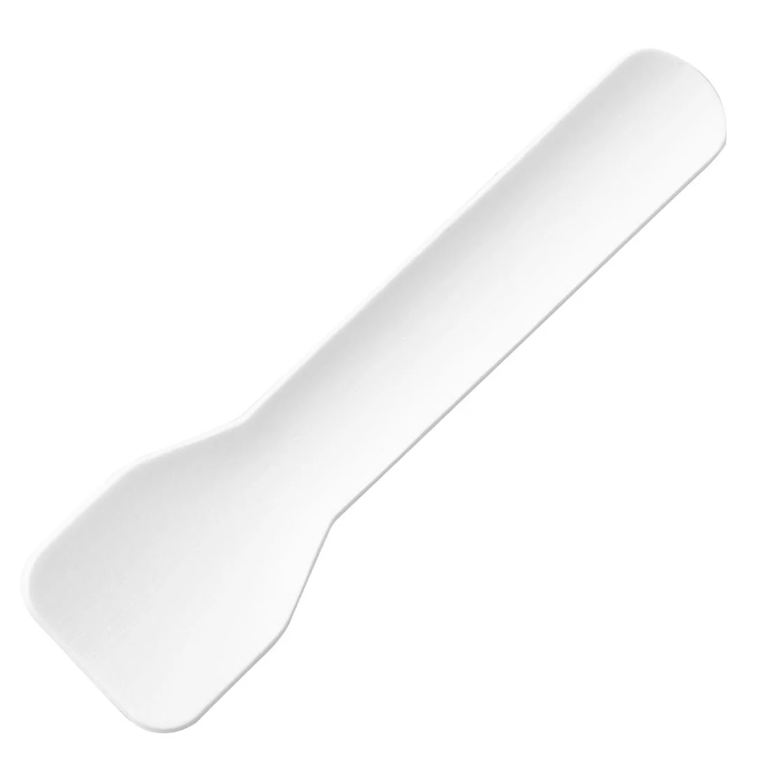 Fiesta Compostable Paper Ice Cream Spoons 95mm (100 Pack) - Image 1