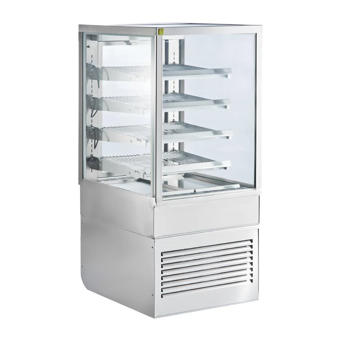 Cossiga Heated Freestanding Display Solid Front Glass w/Rear Sliding Doors - Image 1