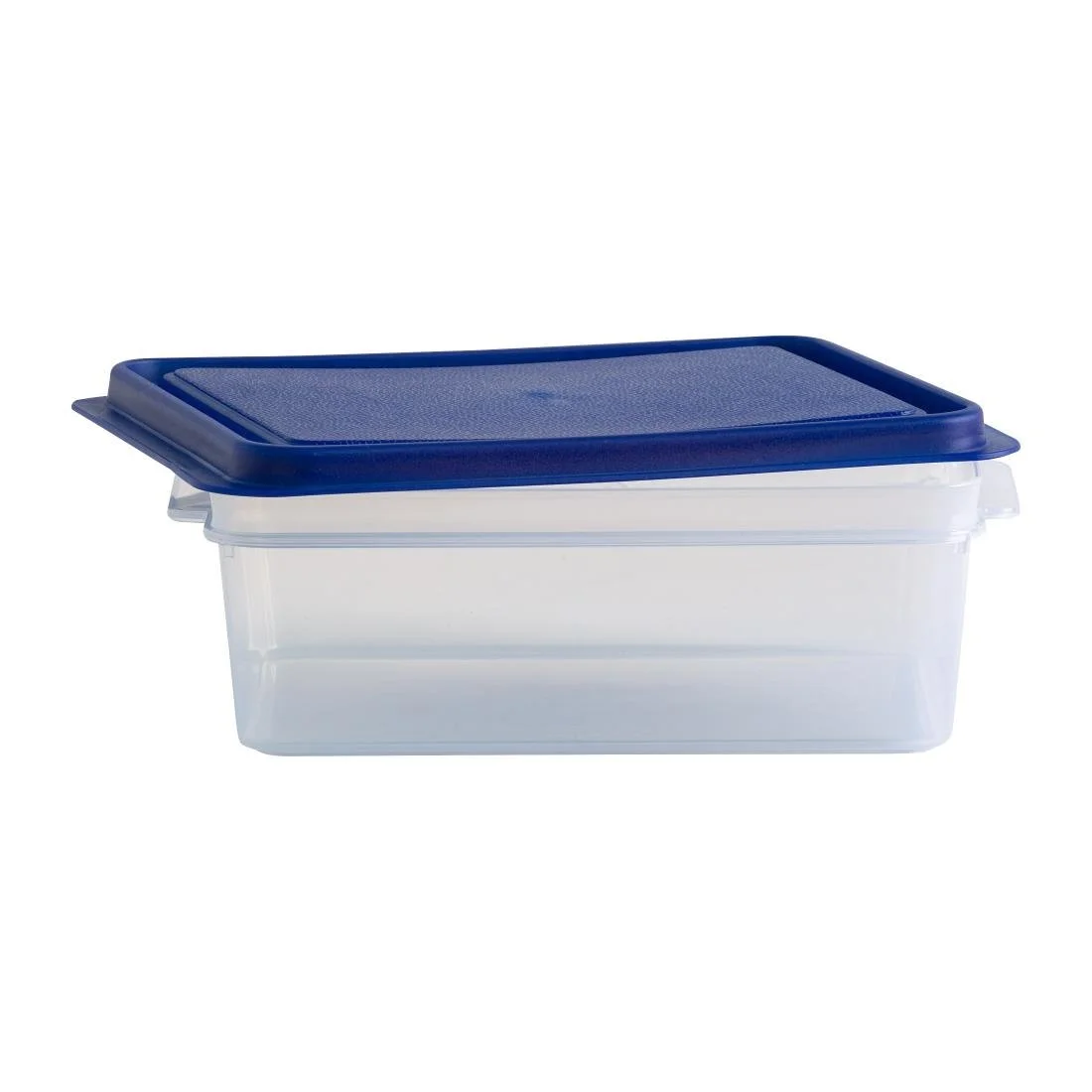 Wham Studio Rectangle Food Box Clear/Blue 2Ltr - Image 4
