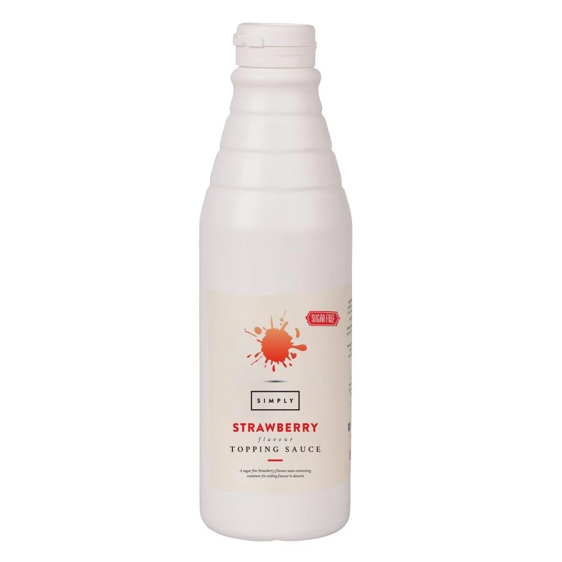 Simply Strawberry Topping Sauce 1kg - Image 1