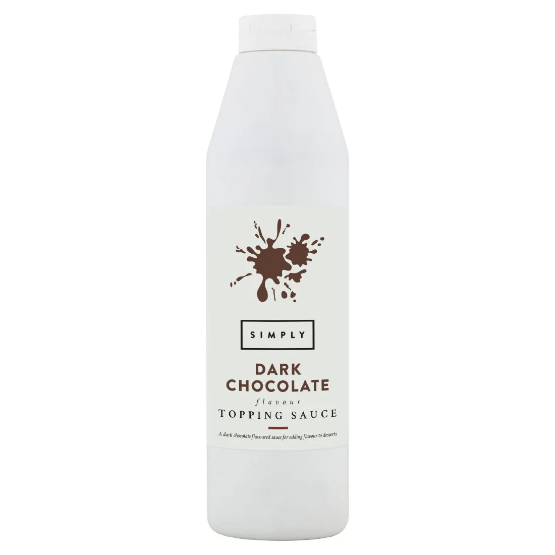 Simply Dark Chocolate Topping Sauce 1kg - Image 1