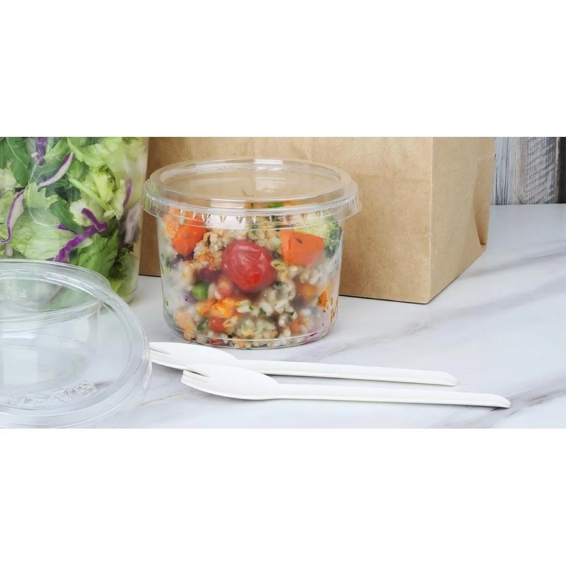 Fiesta Recyclable rPET Deli Cups 455ml/16oz (300 Pack) - Image 5