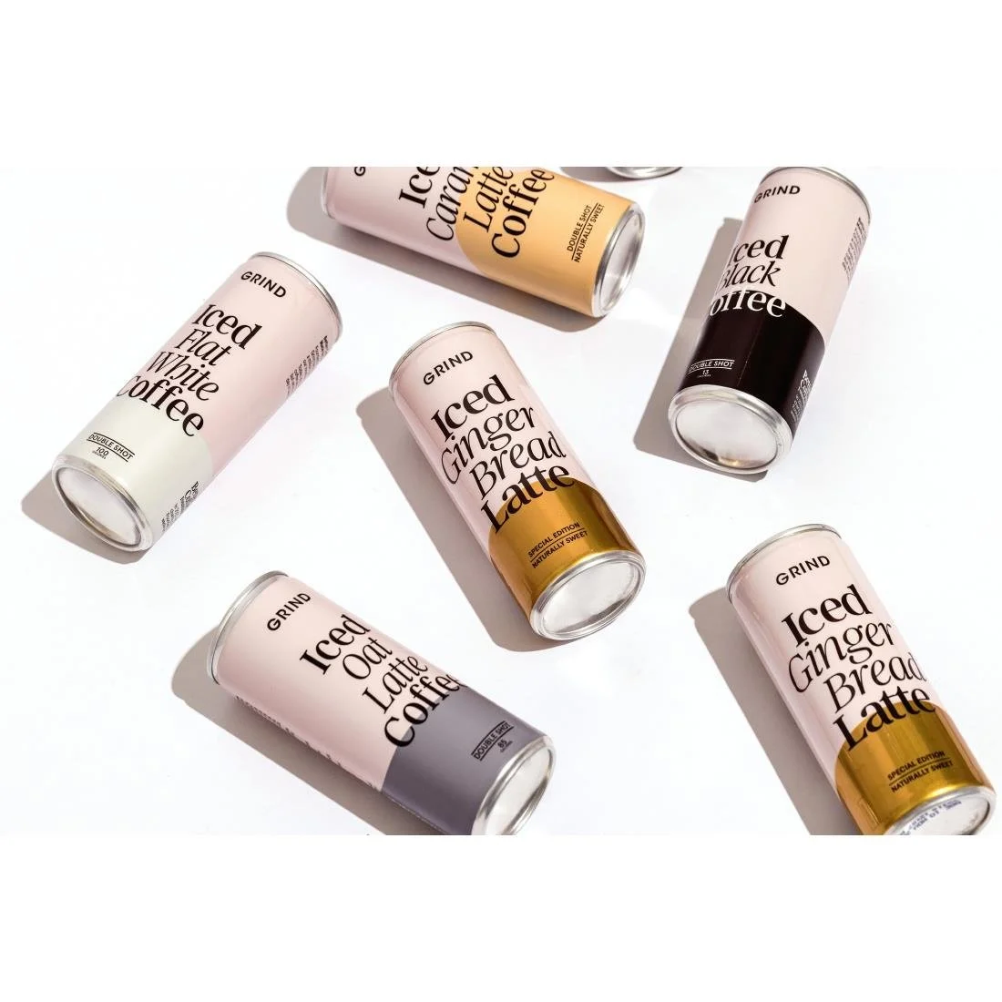 Grind Iced Black Coffee Cans 250ml (8 Pack) - Image 2