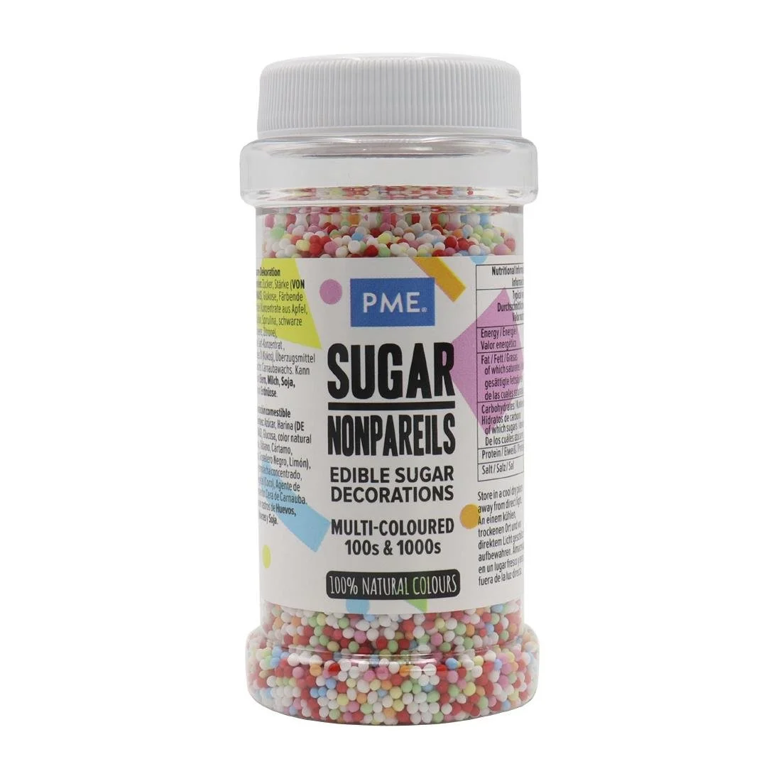 PME Multicoloured Nonpareils 100s & 1000s 80g - Image 1