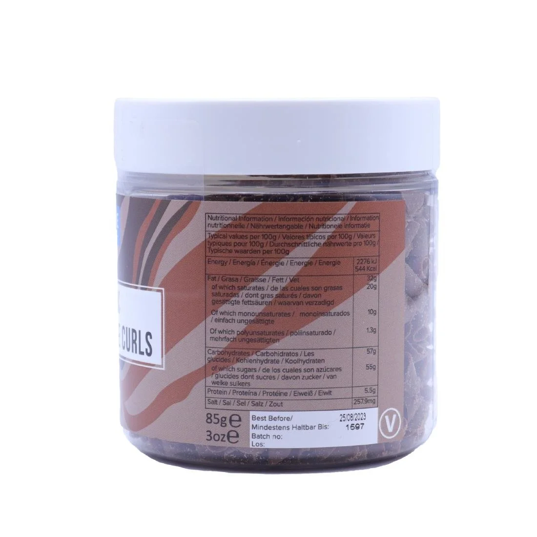 PME Chocolate Curls Milk Chocolate 85g - Image 5