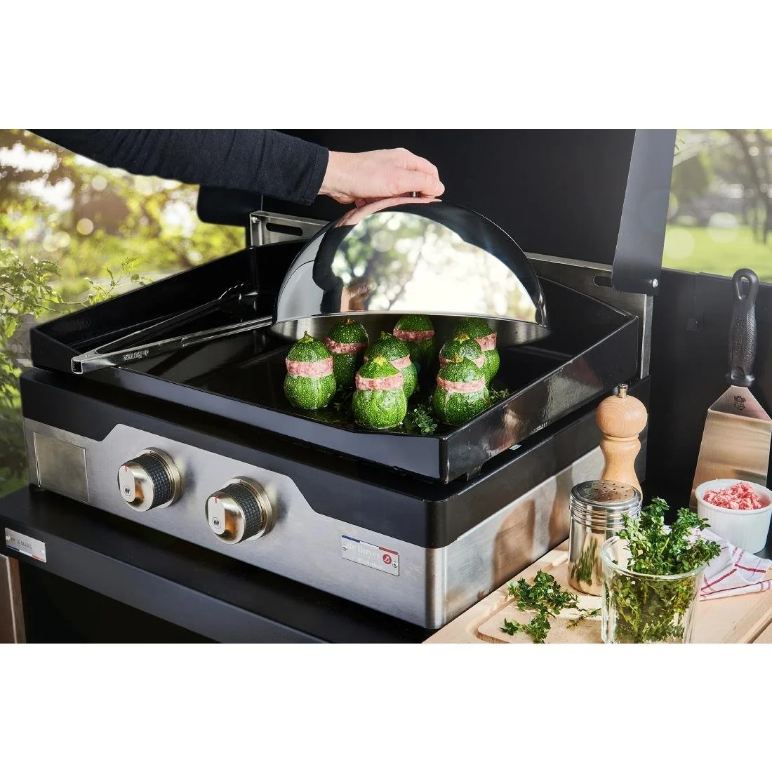 De Buyer Stainless Steel Cooking Dome 300mm - Image 2