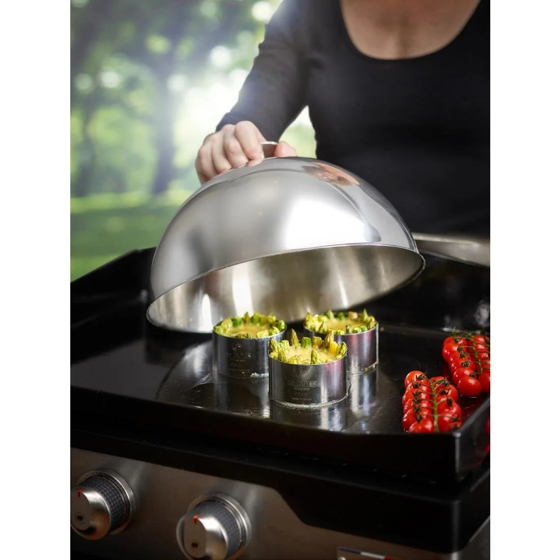 De Buyer Stainless Steel Cooking Dome 300mm - Image 9