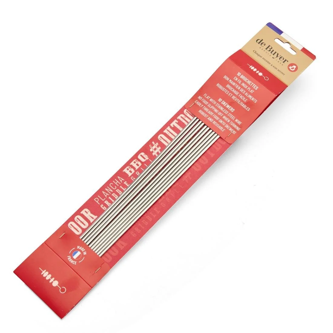 De Buyer Stainless Steel Skewers 350mm (10 Pack) - Image 7