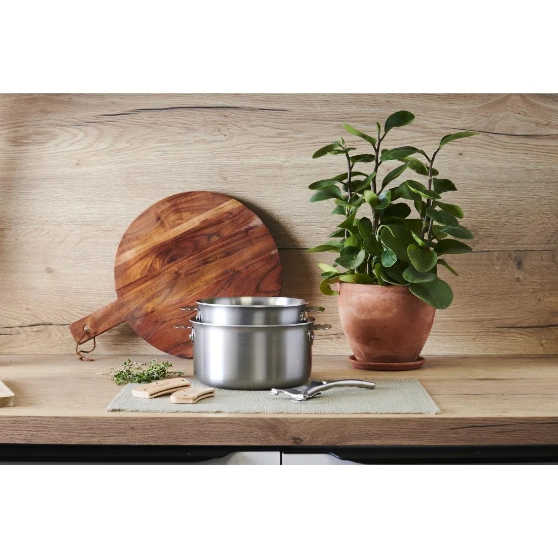 De Buyer Outdoor Saucepan Set (2 Pack) - Image 5