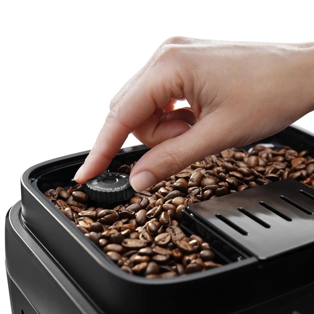 De'Longhi Magnifica Evo Fully Automatic Bean to Cup Coffee Machine ECAM29 Titanium & Black - Image 3