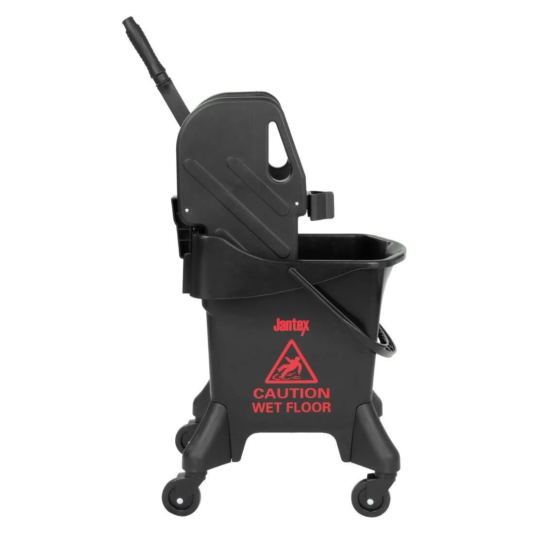 Jantex 20Ltr Tall Mop Bucket and Wringer Red Print - Image 2