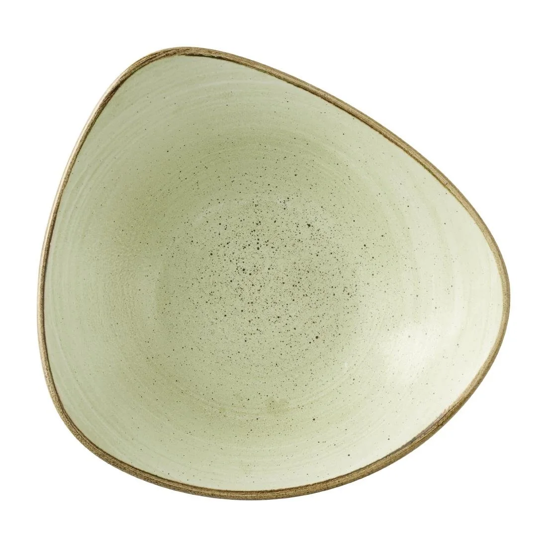 Churchill Stonecast Raw Green Lotus Bowls 177mm (12 Pack) - Image 1