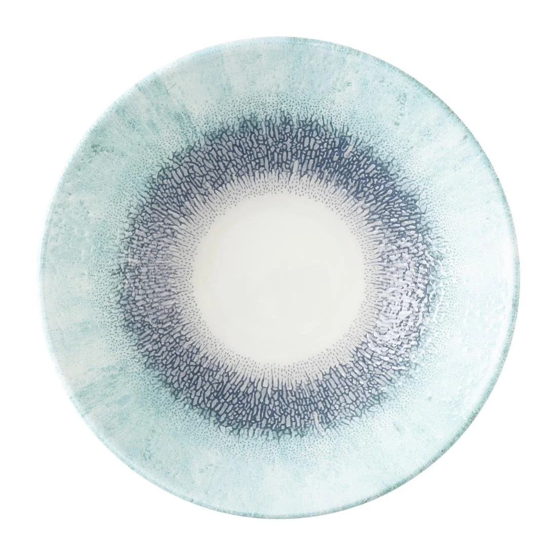 Churchill Studio Prints Fusion Blue Deep Coupe Bowls 203mm (6 Pack) - Image 1