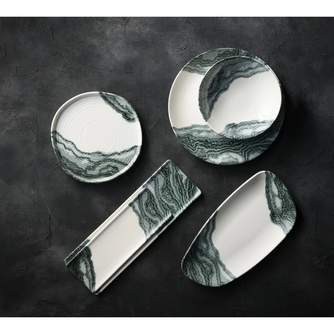 Churchill Tide Black Coupe Bowls 185mm (12 Pack) - Image 3