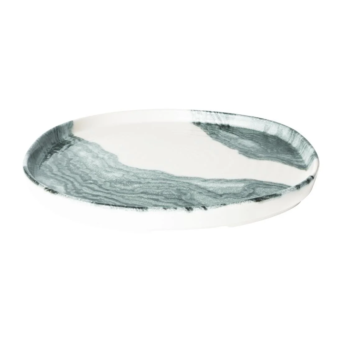 Churchill Tide Black Organic Walled Plates 255mm (6 Pack) - Image 3