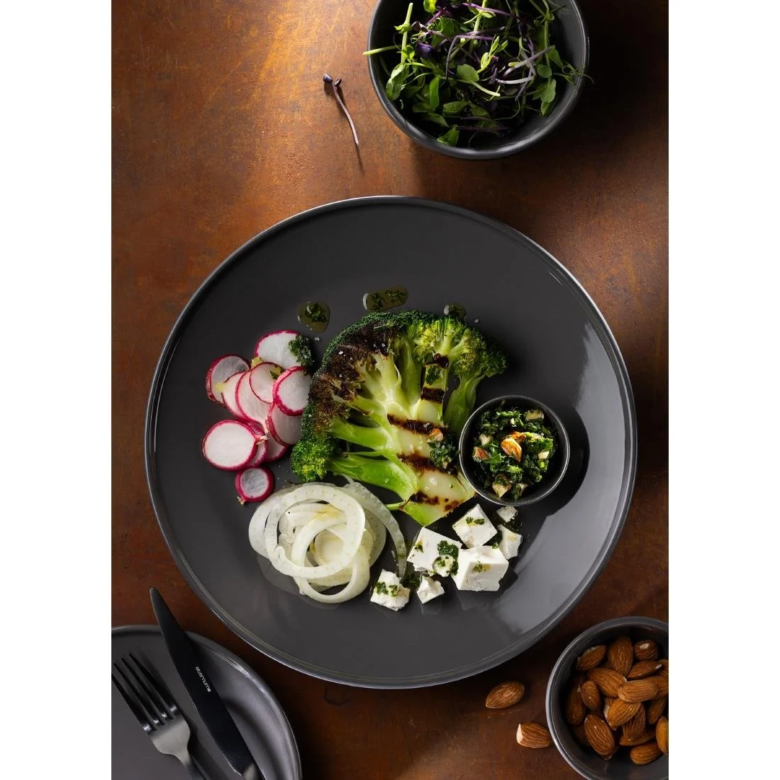 Utopia Core Plates Slate 270mm (6 Pack) - Image 2