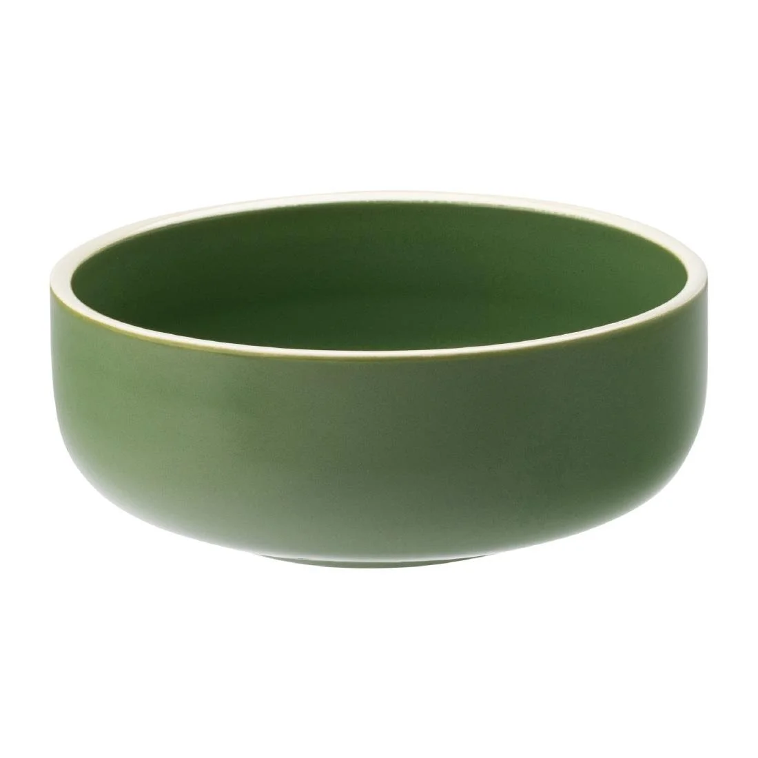 Utopia Forma Bowls Forest Green 145mm (6 Pack) - Image 1