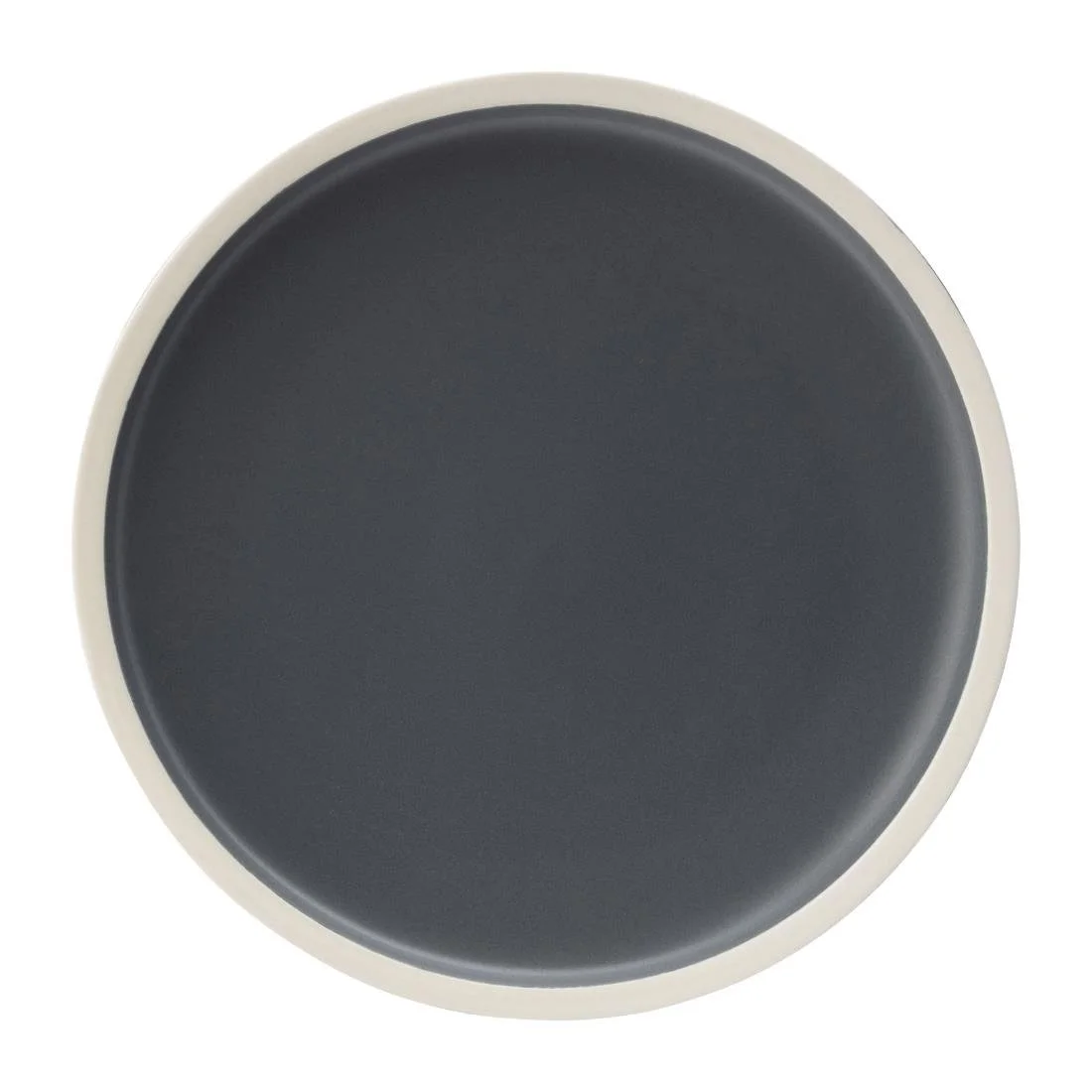 Utopia Forma Plates Charcoal 240mm (6 Pack) - Image 1