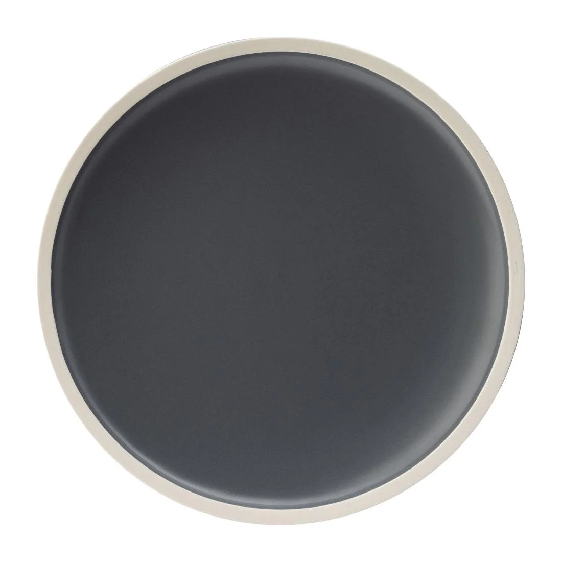 Utopia Forma Plates Charcoal 265mm (6 Pack) - Image 1