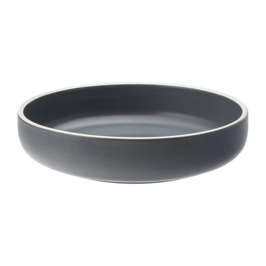 Utopia Forma Bowls Charcoal 175mm (6 Pack) - Image 1