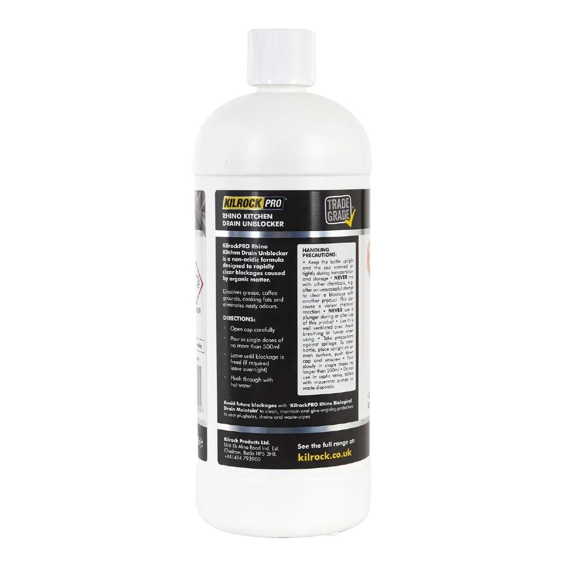 KilrockPRO Rhino Kitchen Drain Unblocker 1Ltr - Image 2