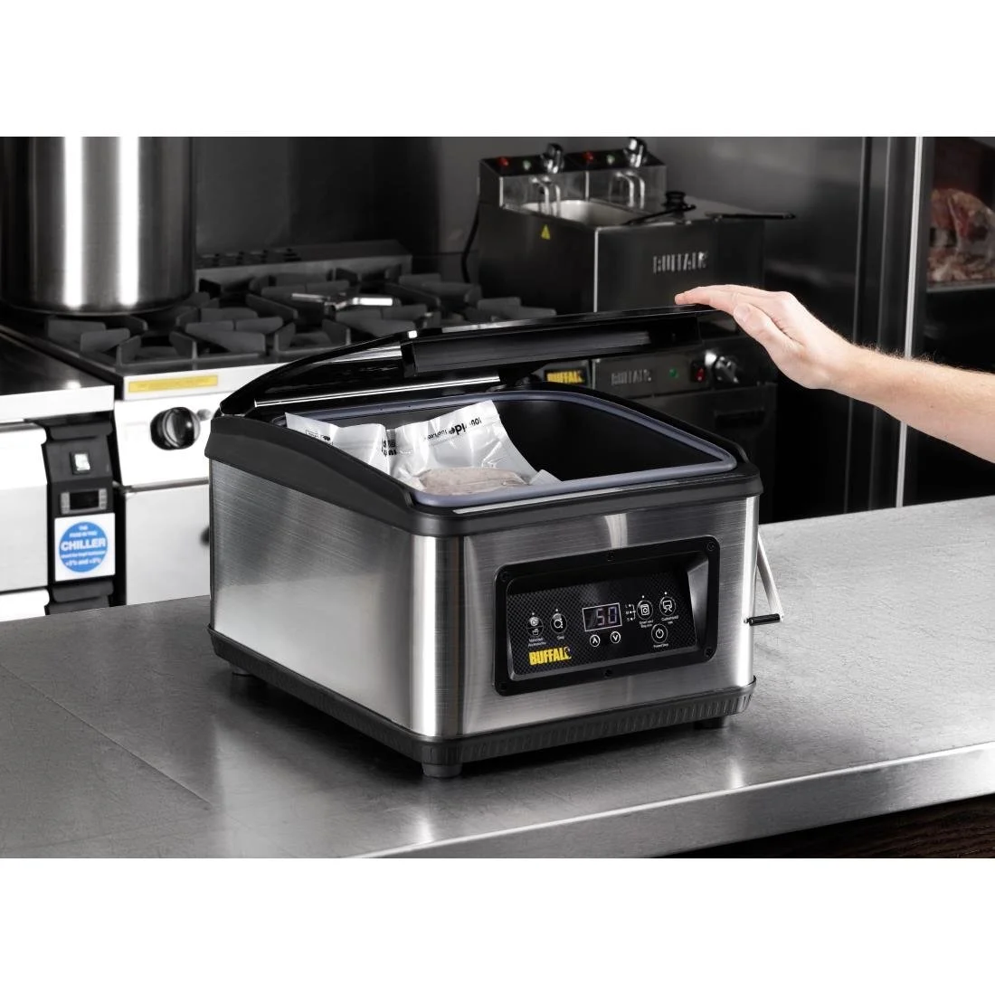 Buffalo Chamber Vacuum Pack Machine 6.8Ltr - Image 8