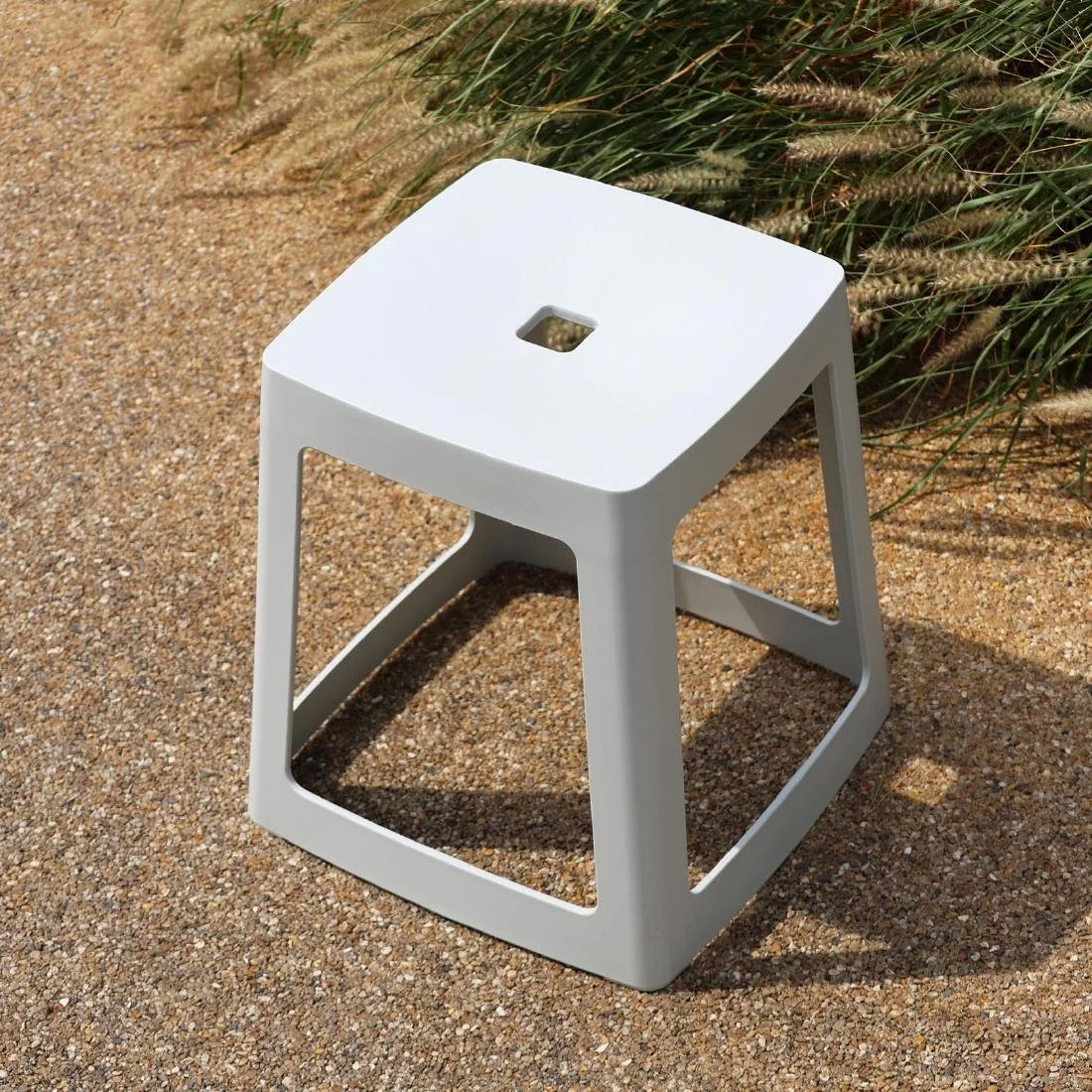 Origin Base Stool Light Grey 400x400x440mm (2 Pack) - Image 5