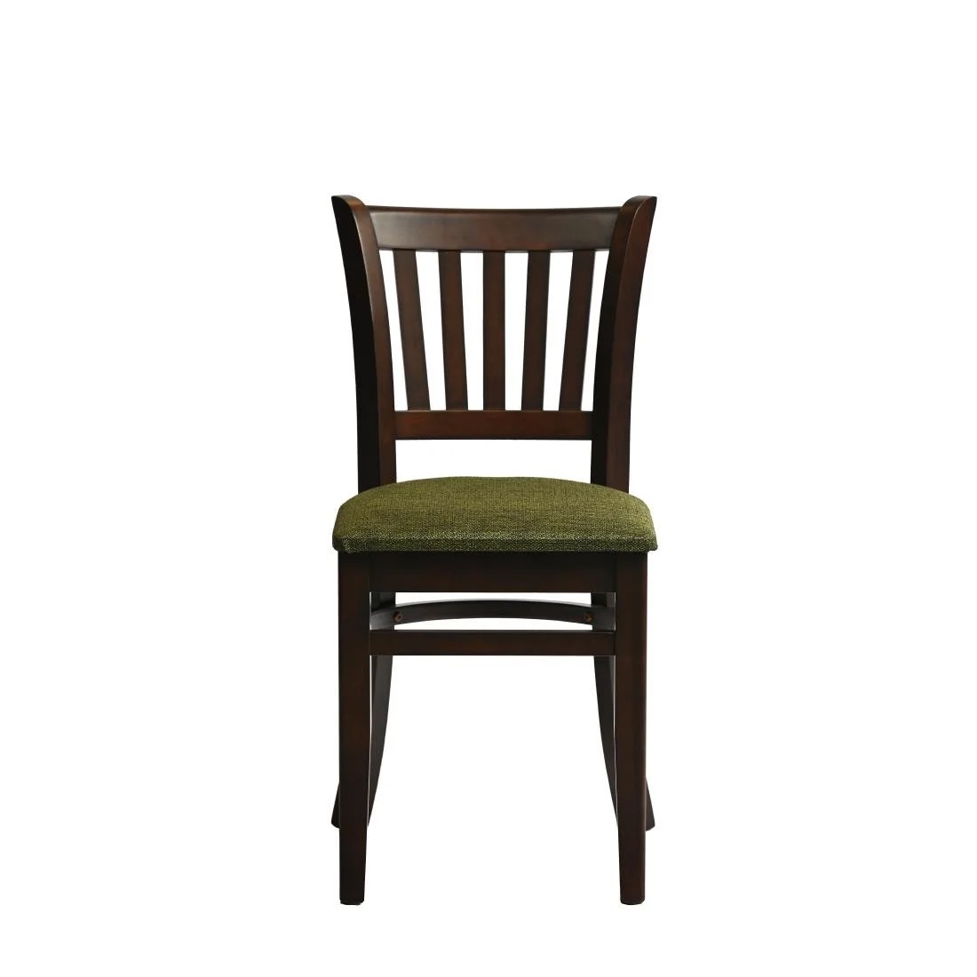 Manhattan Dining Chairs in Dark Walnut with Shetland Forest Seat (2 Pack) - Image 1