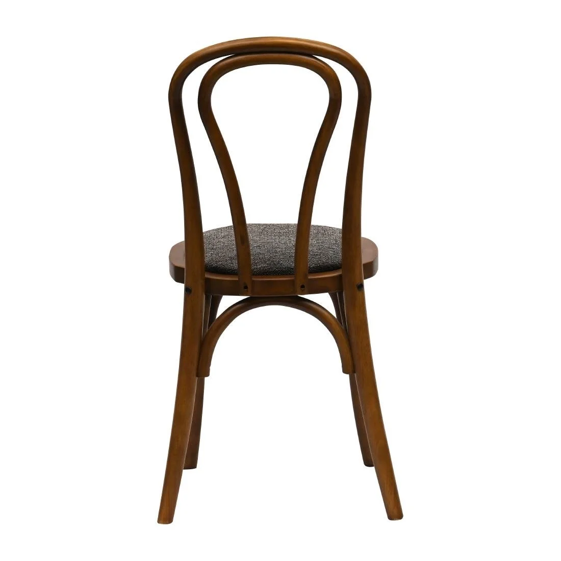 Hoop Back Dining Chairs in Weathered Oak with Shetland Smoke Seat (2 Pack) - Image 2