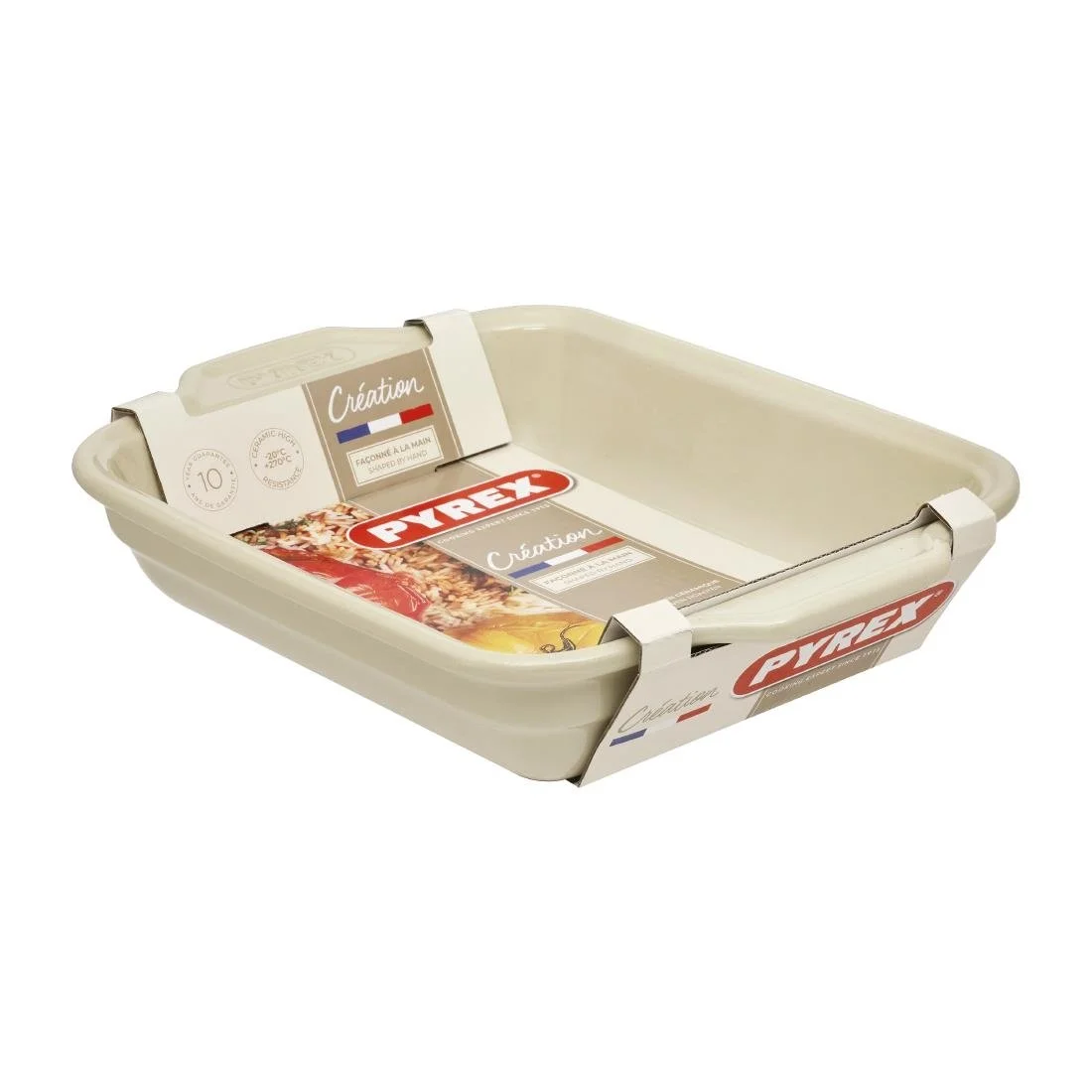 Pyrex Ceramic Rectangular Roasting Dish 370x280mm - Image 4
