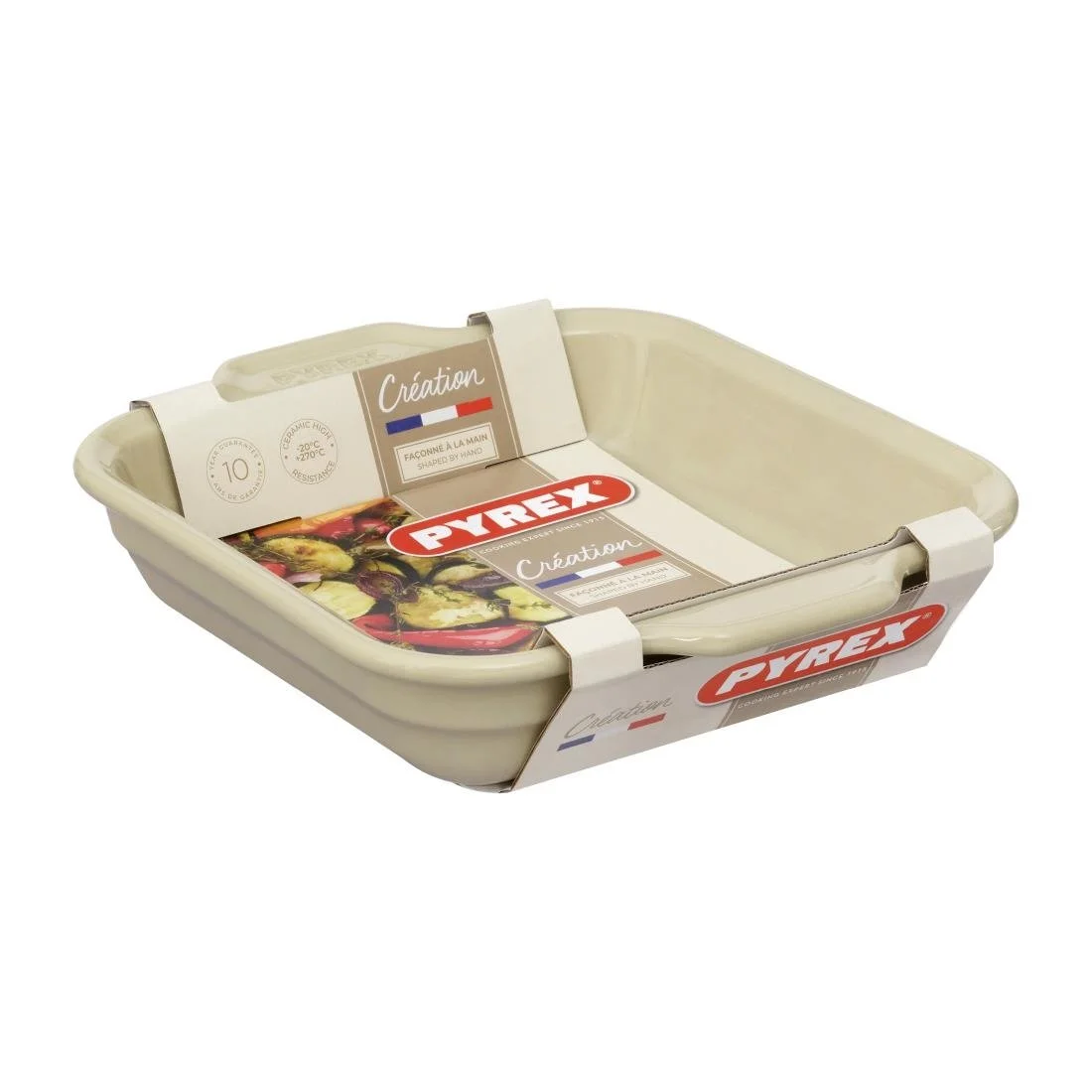 Pyrex Ceramic Square Roasting Dish 270x230mm - Image 4
